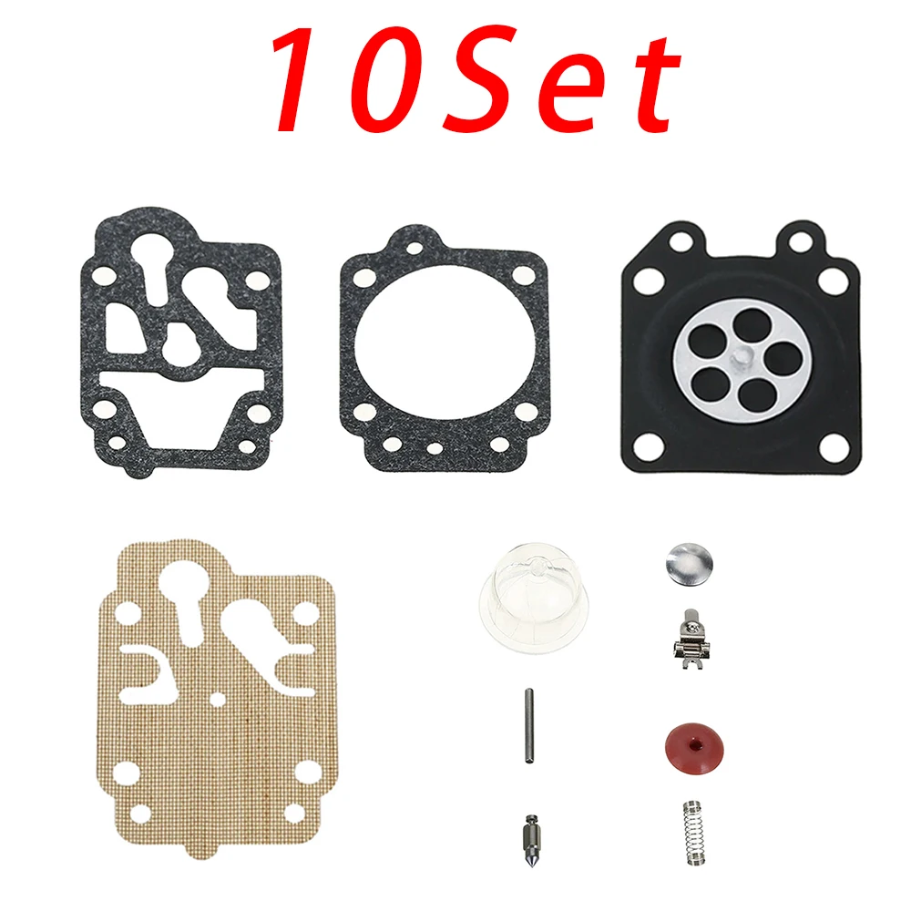 GX35 40-5 Carburetor Repair Kits With Primer Bulb For Brush Cutter CG260 CG330 CG430 CG520 43CC 52CC Trimmer Spare Parts