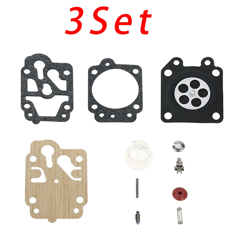 GX35 40-5 Carburetor Repair Kits With Primer Bulb For Brush Cutter CG260 CG330 CG430 CG520 43CC 52CC Trimmer Spare Parts