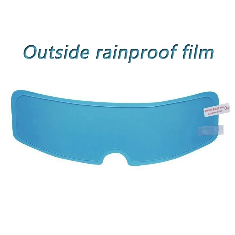 New Universal Motorcycle Helmet Clear Patch Film Anti-fog and Rain Film Durable Nano Coating Sticker Film Helmet Motocross