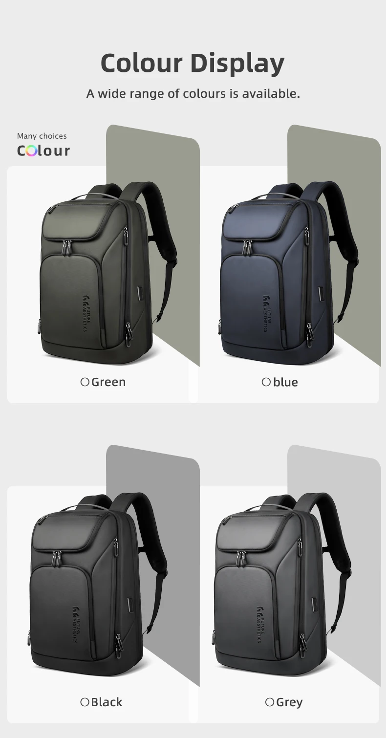 HK Travel Business Backpack for Men Large Capacity 17 Inch Laptop Backpack Multifunctional Anti-Theft Backpack Weekender Daypack
