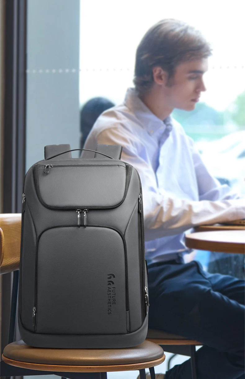 HK Travel Business Backpack for Men Large Capacity 17 Inch Laptop Backpack Multifunctional Anti-Theft Backpack Weekender Daypack
