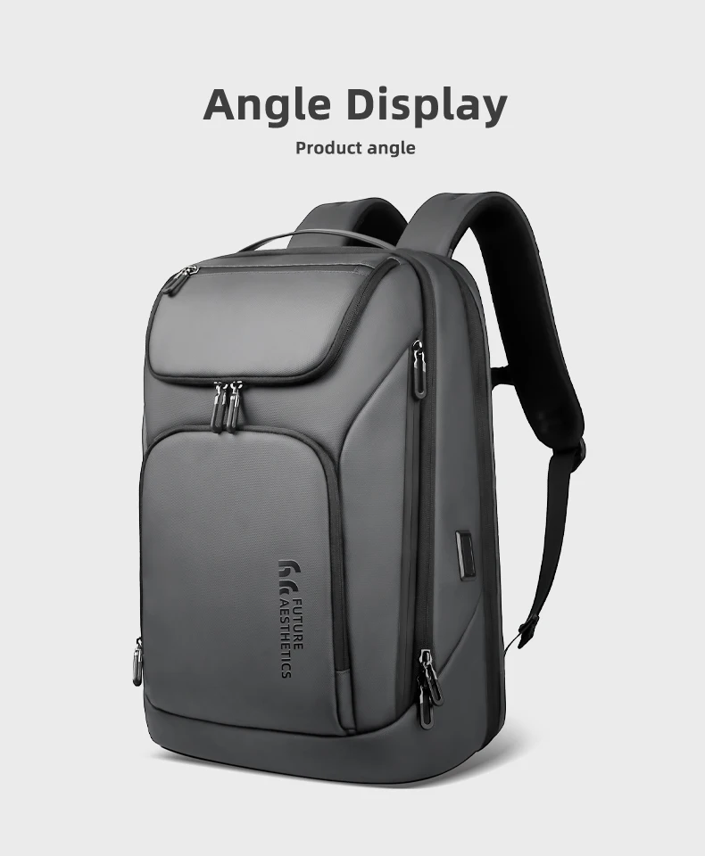 HK Travel Business Backpack for Men Large Capacity 17 Inch Laptop Backpack Multifunctional Anti-Theft Backpack Weekender Daypack