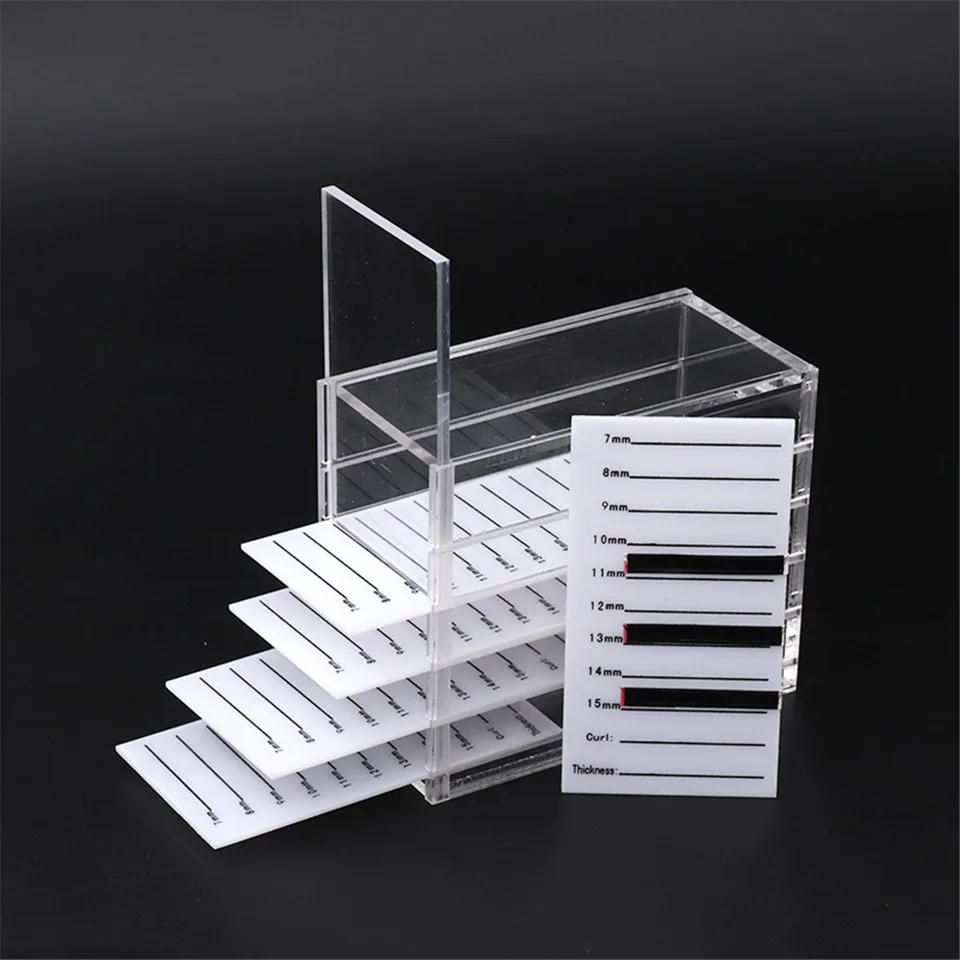 False Eyelash Storage Box Eyelash Organizer Pallet Lash Glue Display Pad Lash Stand Holder Grafted Eyelash Extension Makeup Tool