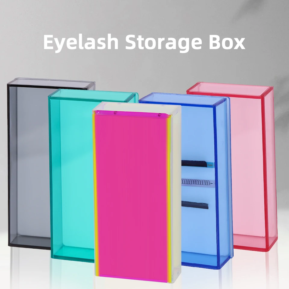 False Eyelash Storage Box Eyelash Organizer Pallet Lash Glue Display Pad Lash Stand Holder Grafted Eyelash Extension Makeup Tool