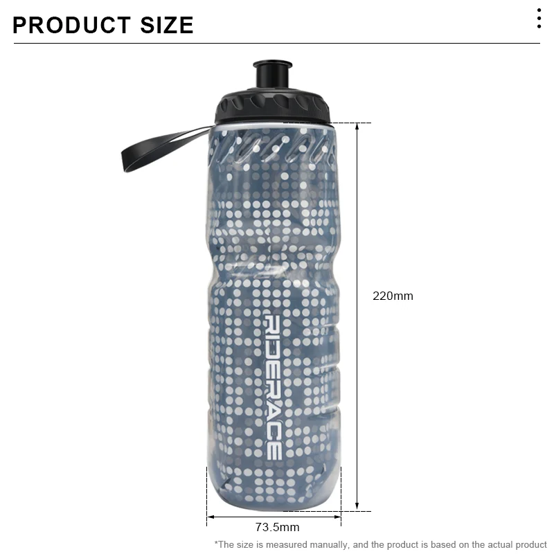 Bicycle Water Bottle Dual Layer Thermal Keep Hot Cold Portable MTB Road Bike Sport Water Bottle Outdoor Riding Cycling Equipment