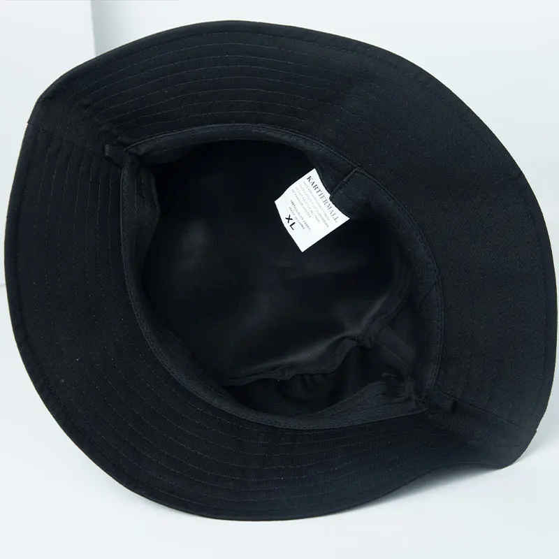 Big Head Bucket Hat 60-63cm Large Size Men Chin Strap UPF50+ Cotton Summer Sun Hat Windproof Fishing Outdoor Cap Women Frenchbob