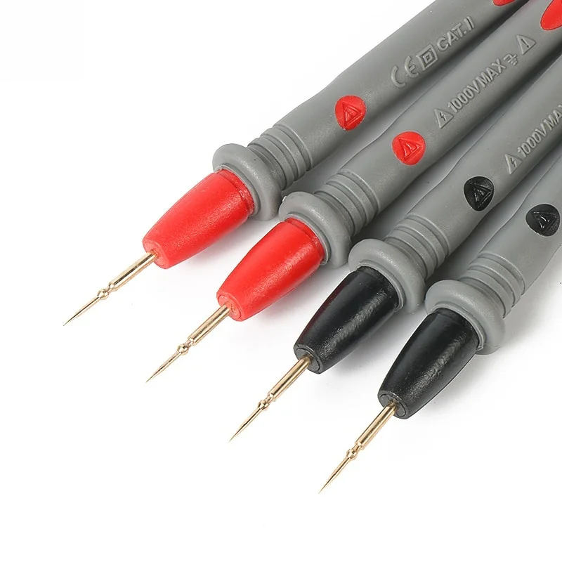 1 Pair Universal Probe Test Leads Pin Digital Needle Tip Multi Meter Tester 20A 1000V