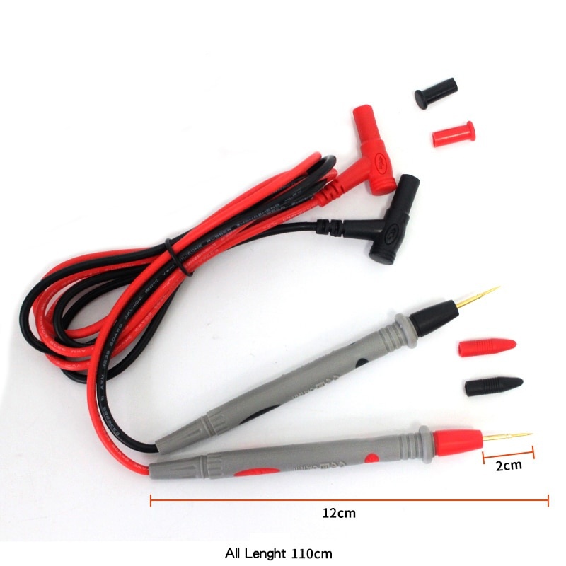 1 Pair Universal Probe Test Leads Pin Digital Needle Tip Multi Meter Tester 20A 1000V