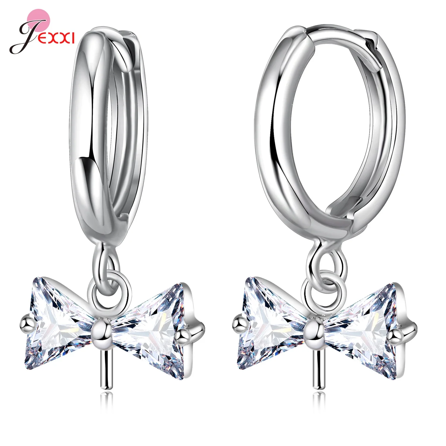DIY Jewelry Marking 925 Sterling Silver Crystal Earrings Findings Clasps Hooks For Women Handmade Accessories Cheap Wholesale