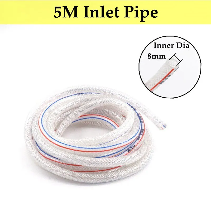 2~10M Household Portable Battery Washer Gun High Pressure Car Washing Machine Water Inlet Hose Filter Kit Suction Pipe Set
