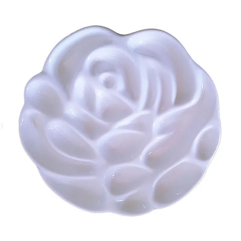 Jingdezhen Ceramic Palette Plum Blossom Pigment Gouache Watercolor Painting and Calligraphy Art Supplies
