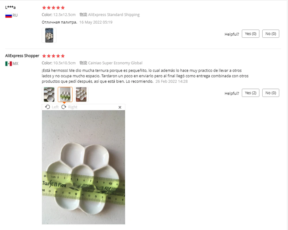 Jingdezhen Ceramic Palette Plum Blossom Pigment Gouache Watercolor Painting and Calligraphy Art Supplies