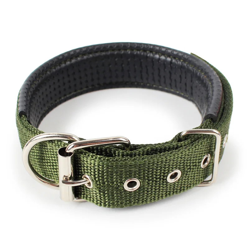 Pet Dog Colllar Soft Cotton Adjustable Collar For Dog Cat Accessories Small Large Dog Collars Golden Retriever Dulldog S-XL Size