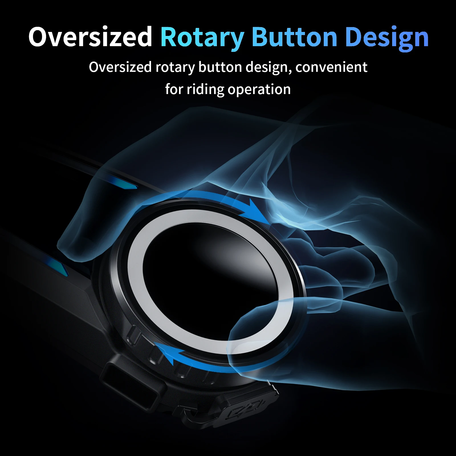 Fodsports FX7 Mesh Motorcycle Intercom Bluetooth Helmet Headset,Helmet Intercom,10 Riders 2000M,BT5.4,APP Connect.