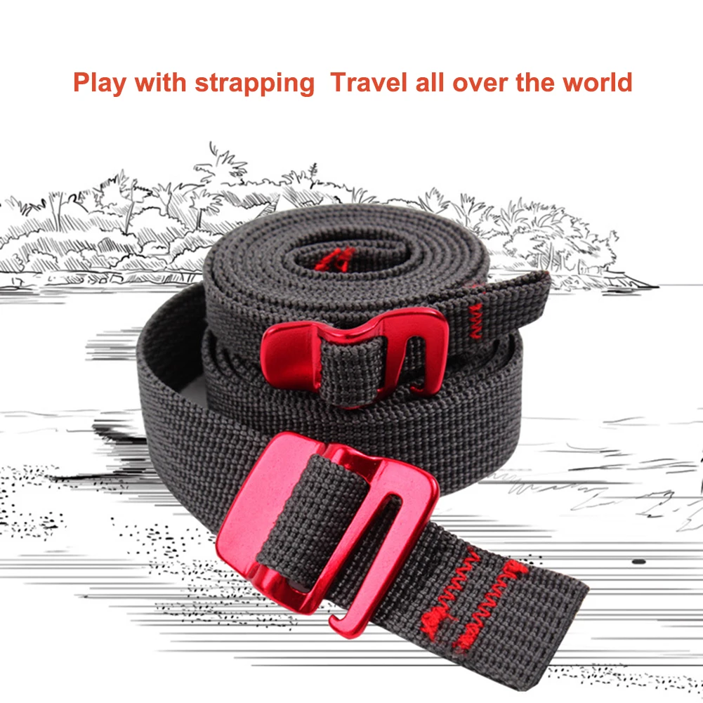 1.5m Nylon Pressure Buckle Pallet Cargo Straps Luggage Fixed Car Fixed Tightener Tensioner Straps Ratchet Tie-Down Belt