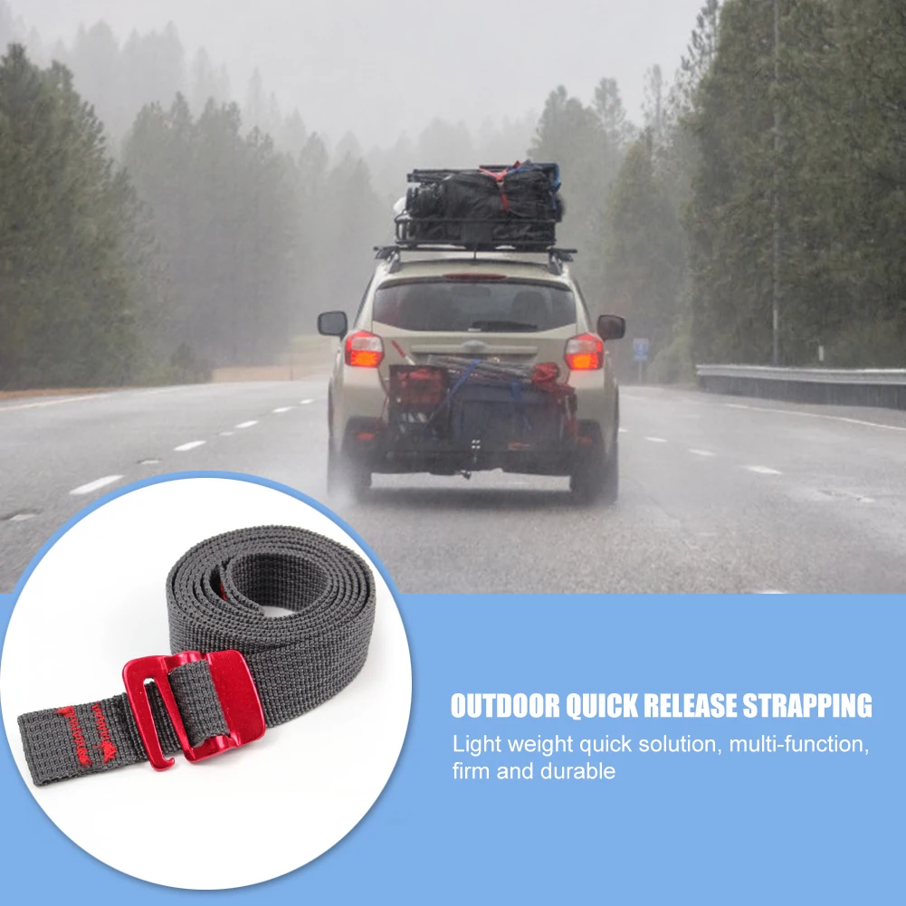 1.5m Nylon Pressure Buckle Pallet Cargo Straps Luggage Fixed Car Fixed Tightener Tensioner Straps Ratchet Tie-Down Belt