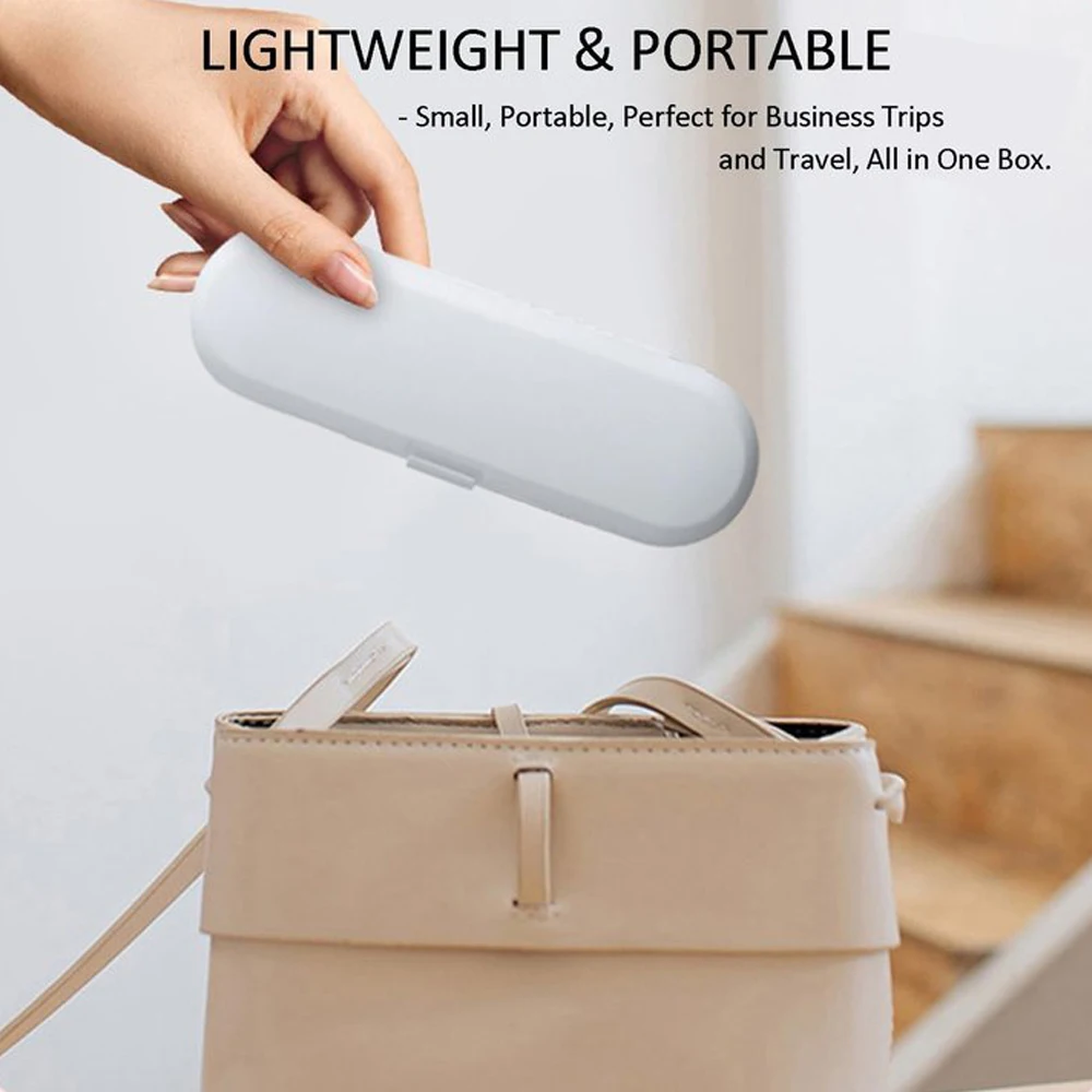 Electric Toothbrush Travel Case Fit for Oral B IO and Philips Sonicare Electric Toothbrush Portable Travel Box Toothbrush Holder