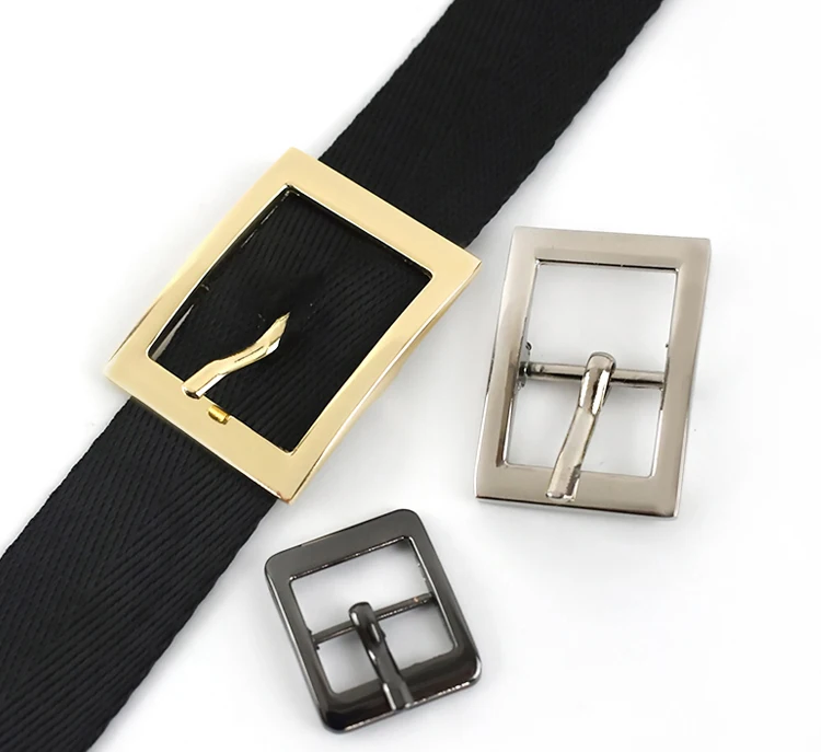Meetee 5/10/20Pcs Metal Pin Buckle 16/19/25/32/38mm Bag Strap Clasp Webbing Adjuster Hook Belt Buckles DIY Hardware Accessories
