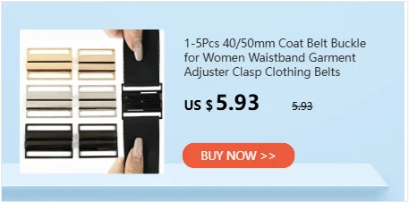 Meetee 5/10/20Pcs Metal Pin Buckle 16/19/25/32/38mm Bag Strap Clasp Webbing Adjuster Hook Belt Buckles DIY Hardware Accessories