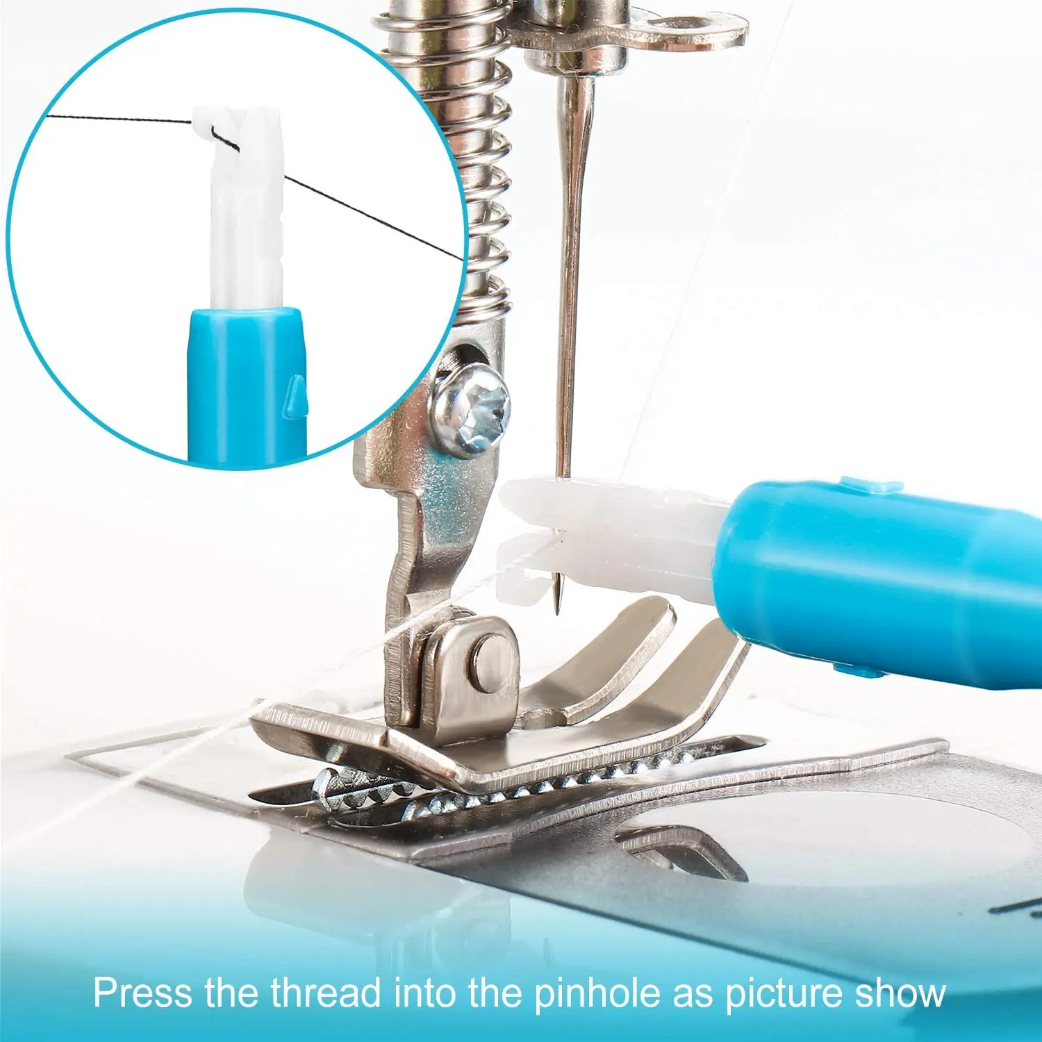 1/2pcs Household Sewing Machine Threading Device Automatic Needle Inserting Machine Threading Machine Sewing Tool Accessories