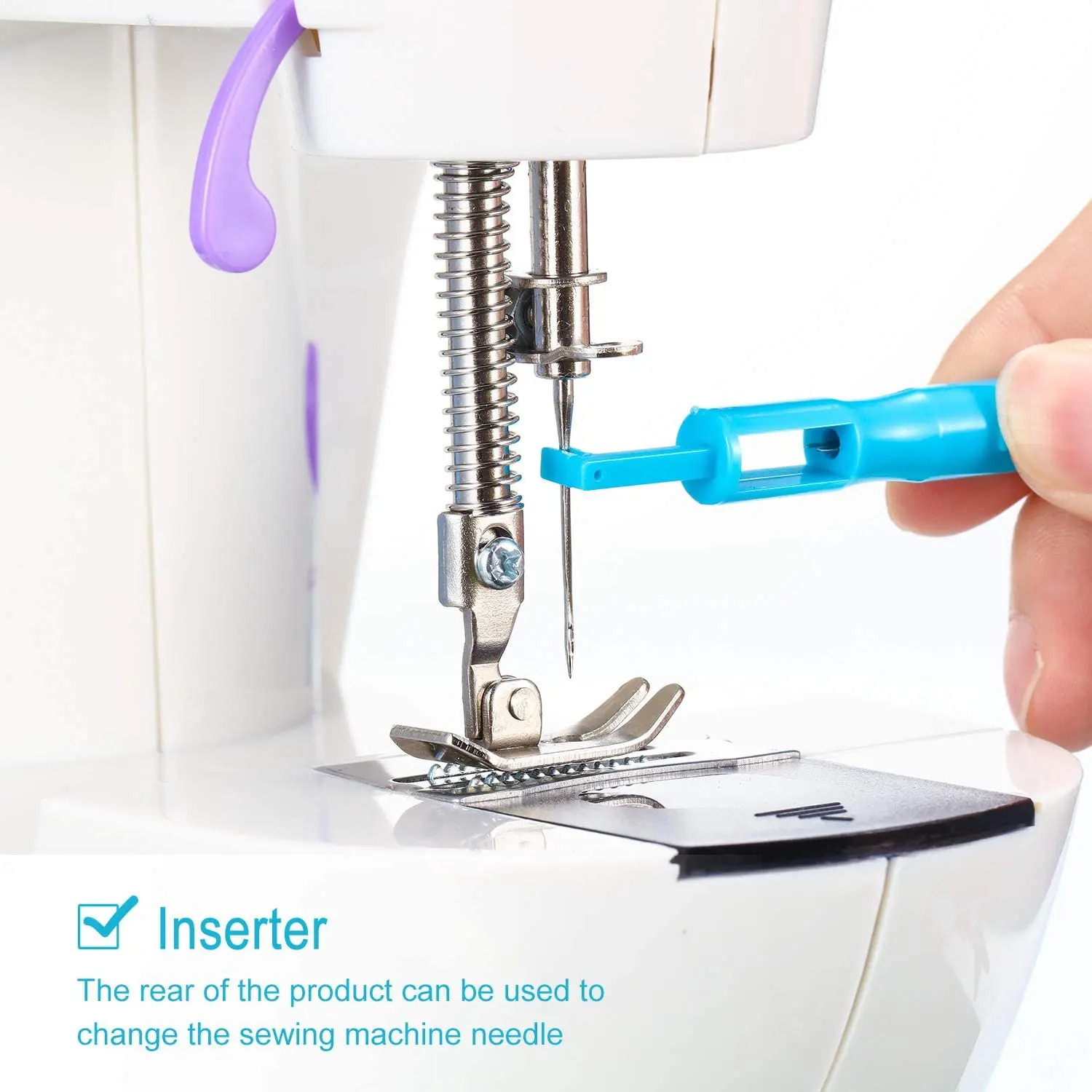 1/2pcs Household Sewing Machine Threading Device Automatic Needle Inserting Machine Threading Machine Sewing Tool Accessories