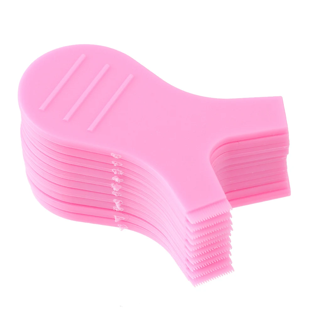 10Pcs Curlers Curl Silicone Eyelashes Lifting Kit Eyelashes Extension Accessories Y Graft Brush Tool Lashes Plastic Perming Pad