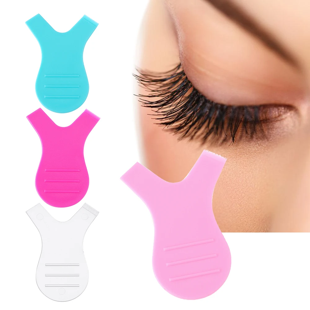 10Pcs Curlers Curl Silicone Eyelashes Lifting Kit Eyelashes Extension Accessories Y Graft Brush Tool Lashes Plastic Perming Pad