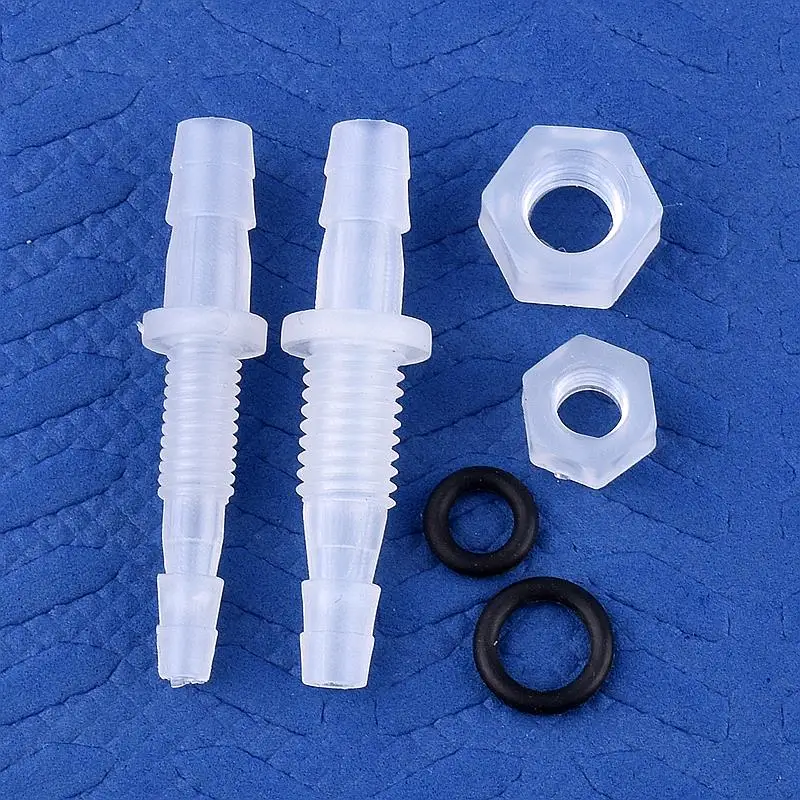 5~200Pcs M6~M10 To 3~8mm PP Pagoda Direct Connectors Hex Nut O-Ring Aquarium Tank Air Pump Adapter Garden Irrigation Hose Joint
