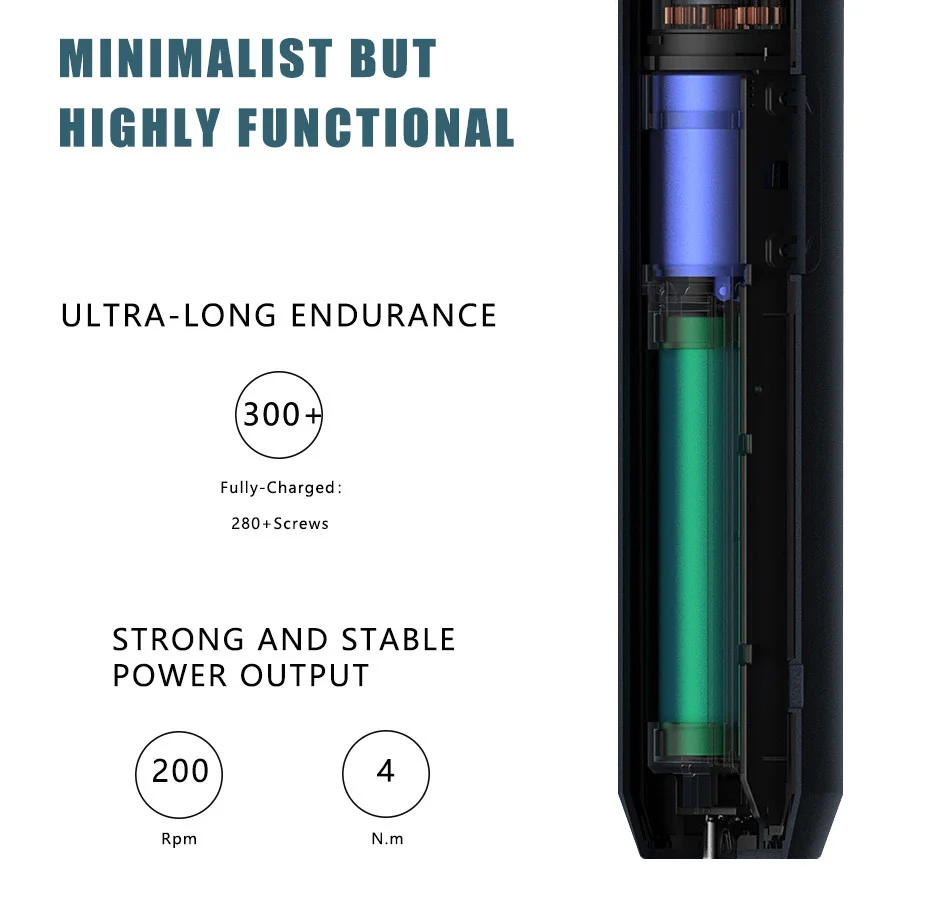 Cordless Electric Screwdriver Rechargeable 1300mah Lithium Battery Mini Drill 3.6V Power Tools Set Household Maintenance Repair