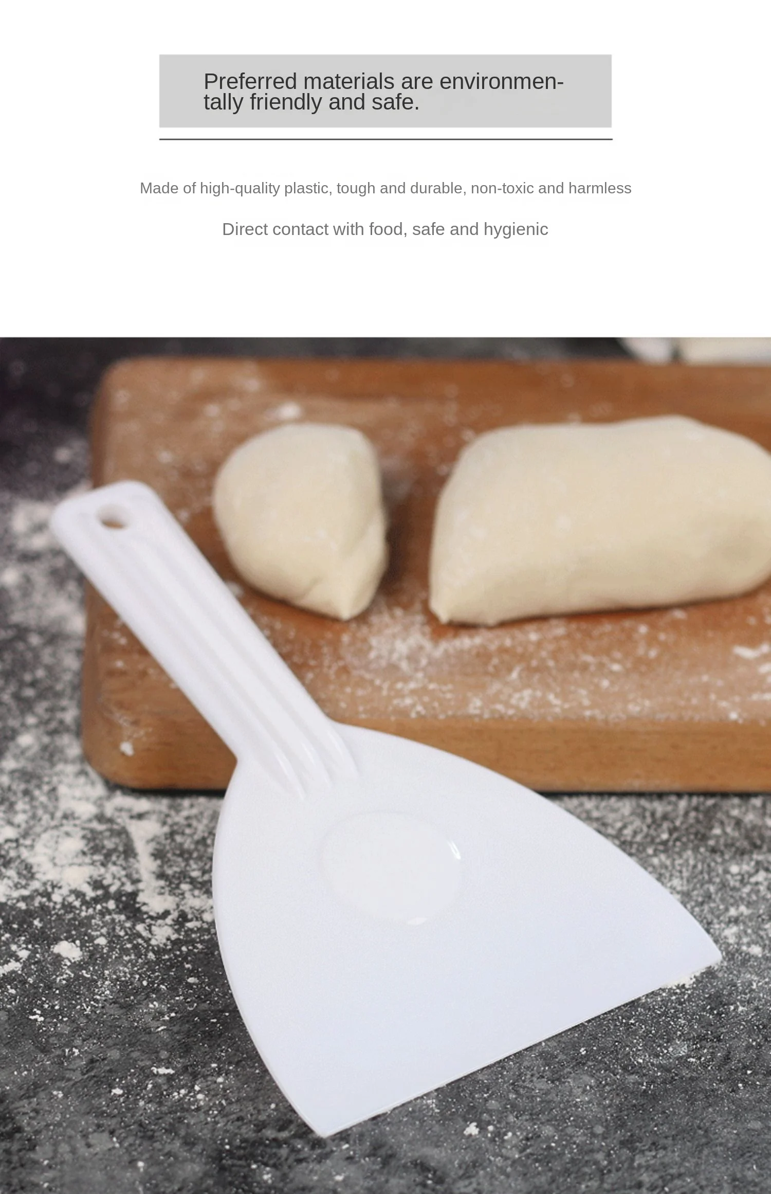 Cake Knife Plastic Scraper Butter Dough Cutter DIY Baking Kitchen Tools Soft-Scratch Boards Chocolate Shovel Tri-Angle