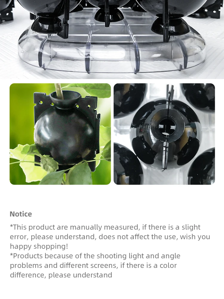 10Pcs Plant Rooting Ball Propagation Rooting Box Reusable Plant Root Growing Box Cuttings Grafting Rooting Propagation Pots