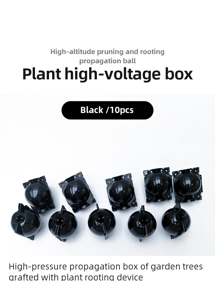 10Pcs Plant Rooting Ball Propagation Rooting Box Reusable Plant Root Growing Box Cuttings Grafting Rooting Propagation Pots
