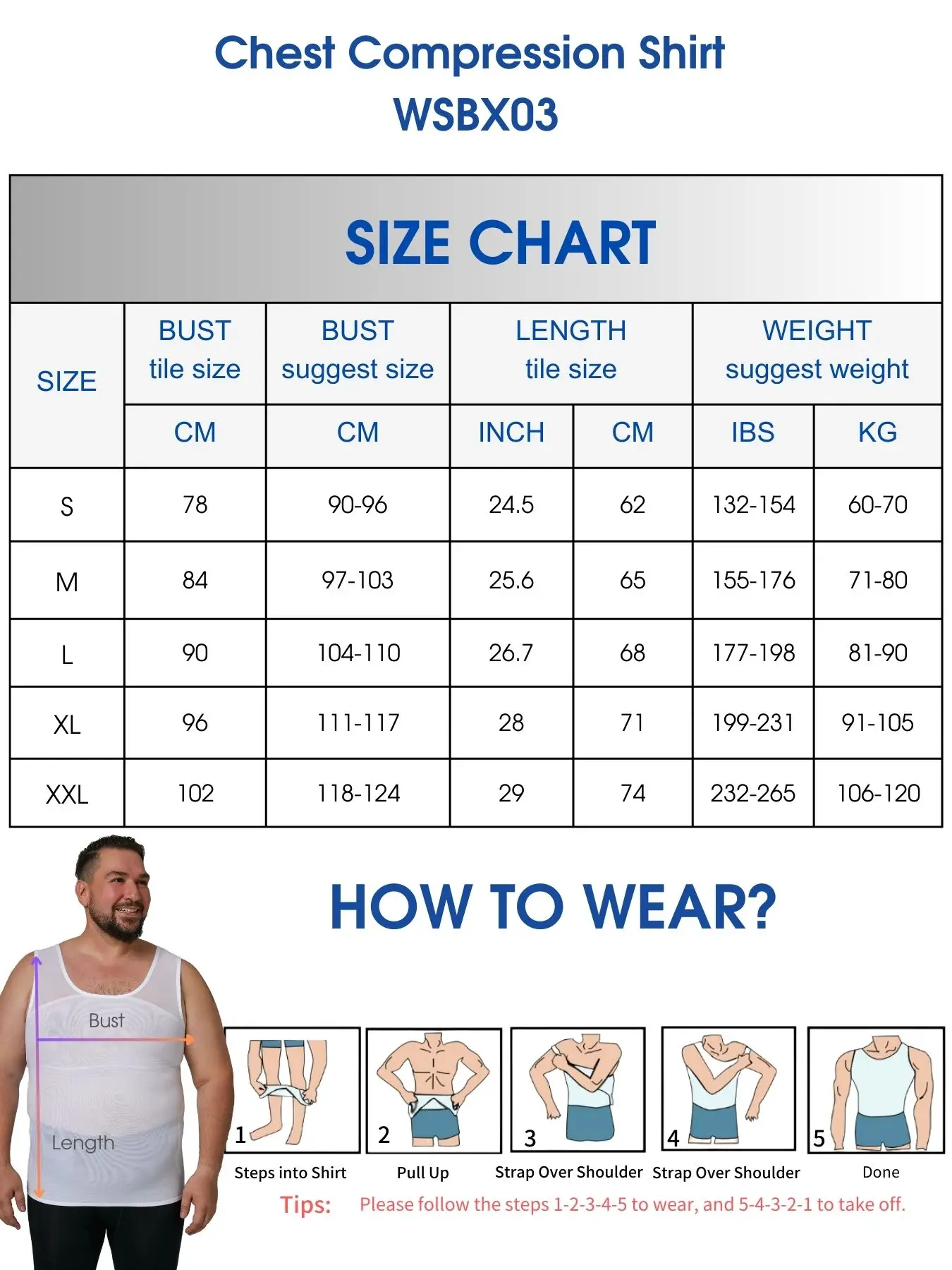 Men's Body Shaper Chest Slim Tank Top Hide Gynecomastia Compression Shirt For Men Slimming Undershirt Shapewear