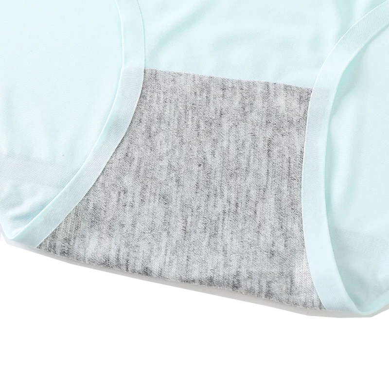 10Pcs Women's Underwear Cool Breathable Underwear Comfortable Antibacterial Underwear Women Multi Color Seamless Fashionable