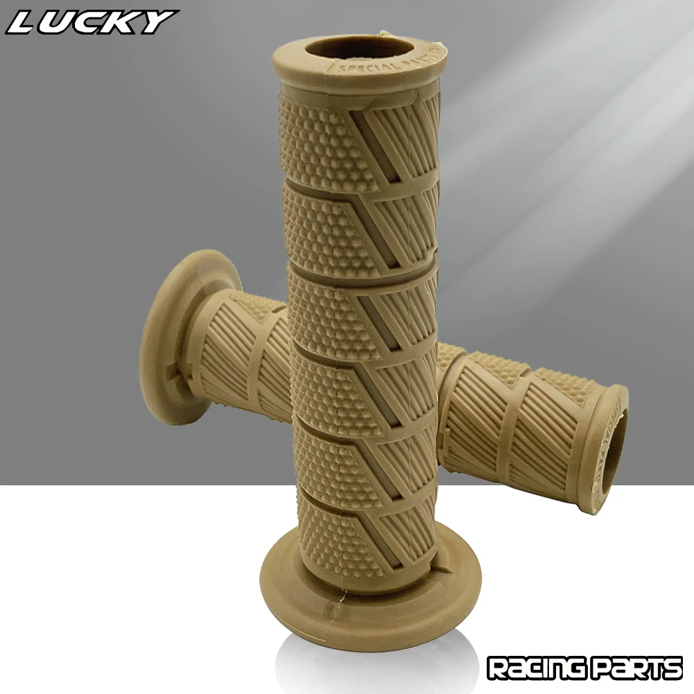 Retro Moto Grip Classic Scooter Parts Vintage 7/8" 22 24mm Motobike Handle Bar For Cafe Racer Rubber Motorcycle Handlebar