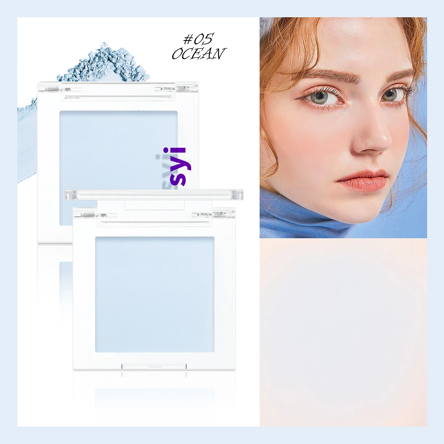 Monochrome blush, brightening matte cosmetics, highlighting, expansion color, youthful and natural makeup