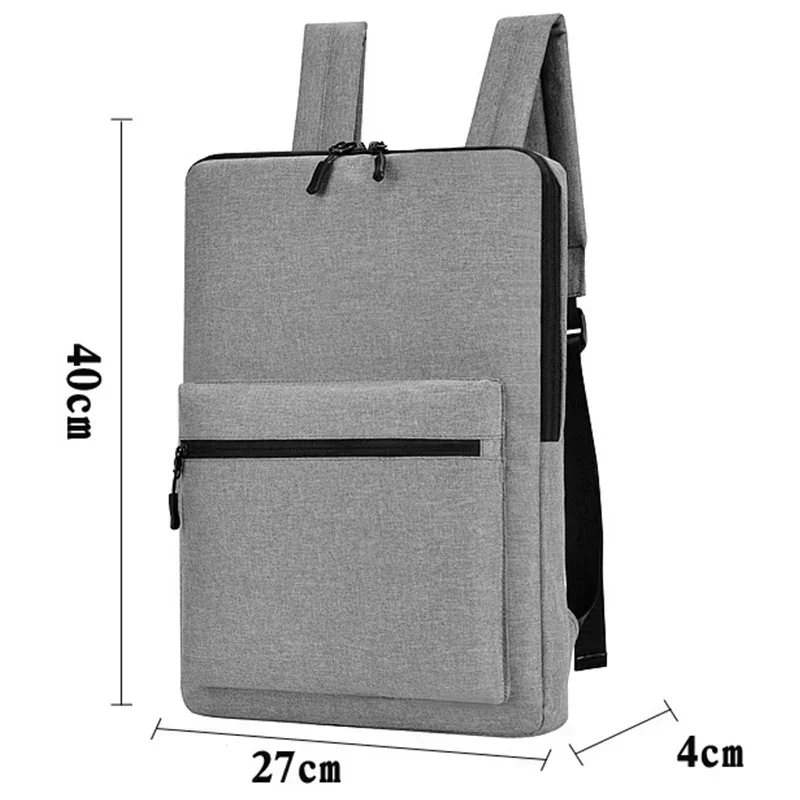 DIENQI-Ultra-thin Men's Backpack School Bag Thin 15 Inch Laptop Man Bag Women Waterproof Outdoor Business Work Small Backbag