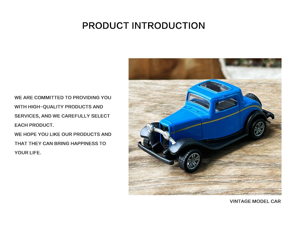1:43 Alloy Vintage Diecast Car Ford A 1931 Model Car Classic Pull Back Car Model Miniature Vehicle Replica Gift For Kids Adults