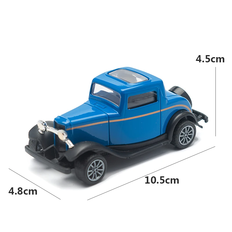 1:43 Alloy Vintage Diecast Car Ford A 1931 Model Car Classic Pull Back Car Model Miniature Vehicle Replica Gift For Kids Adults