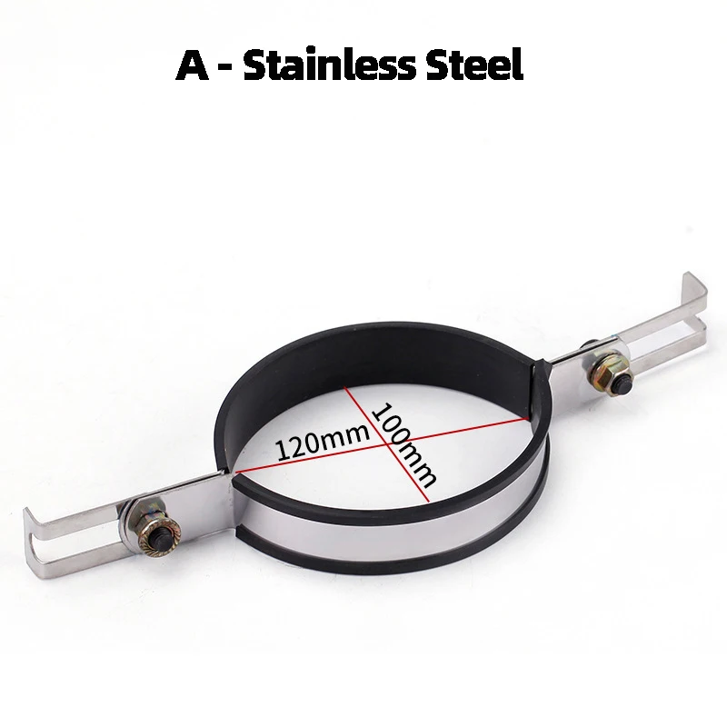 Universal Motorcycle Exhaust Clamp Exhaust Pipe Supporting Bracket Fix Ring Hanger For Yoshimura Sc Mivv Ak Ar Leovince Exhaust