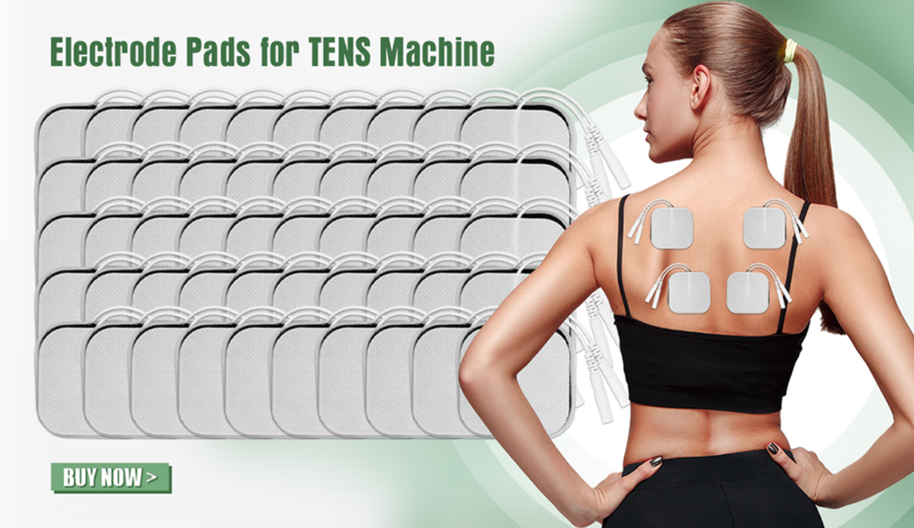 5x5cm Tens Electrodes Pads Physiotherapy Accessories Self Adhesive Massager Patch for EMS Muscle Electrostimulator Tens Machine