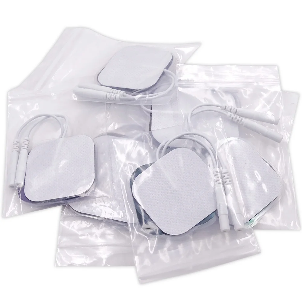 5x5cm Tens Electrodes Pads Physiotherapy Accessories Self Adhesive Massager Patch for EMS Muscle Electrostimulator Tens Machine