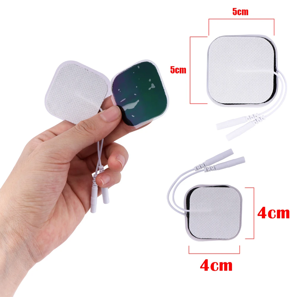 5x5cm Tens Electrodes Pads Physiotherapy Accessories Self Adhesive Massager Patch for EMS Muscle Electrostimulator Tens Machine