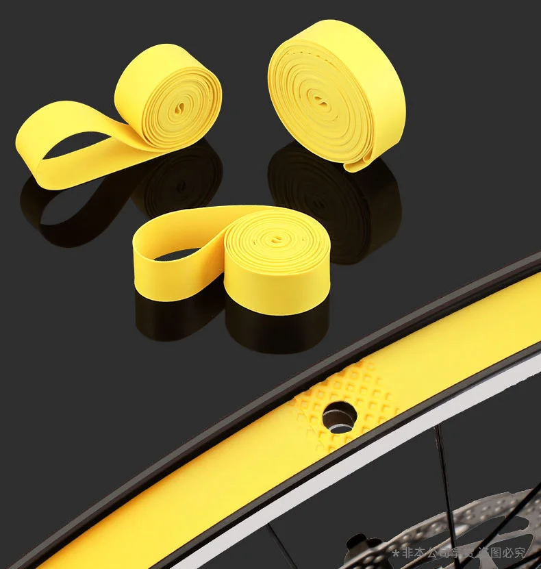 TOOPRE1 Pair 2 Pcs Bicycle Tube Premium PVC Rim Tapes Strips MTB Bike Road Bike Folding Tire Liner Cover 26 27.5 29 700c