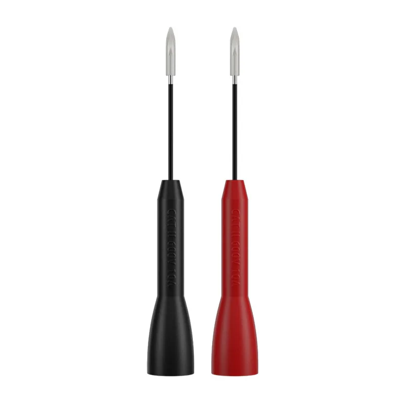 Universal Insulated Piercing Needle Non-destructive Multimeter Test Probes Transfer Very Fine Red/Black Circuit Repair Test Pins