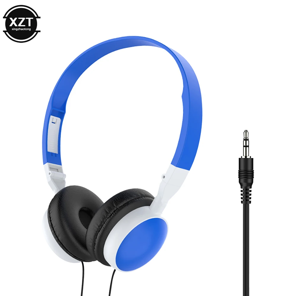 Subwoofer Wired Gaming Headset Hifi Sound Quality Foldable Portable 3.5mm Plug Headphones For Pc Game Host All Smartphones