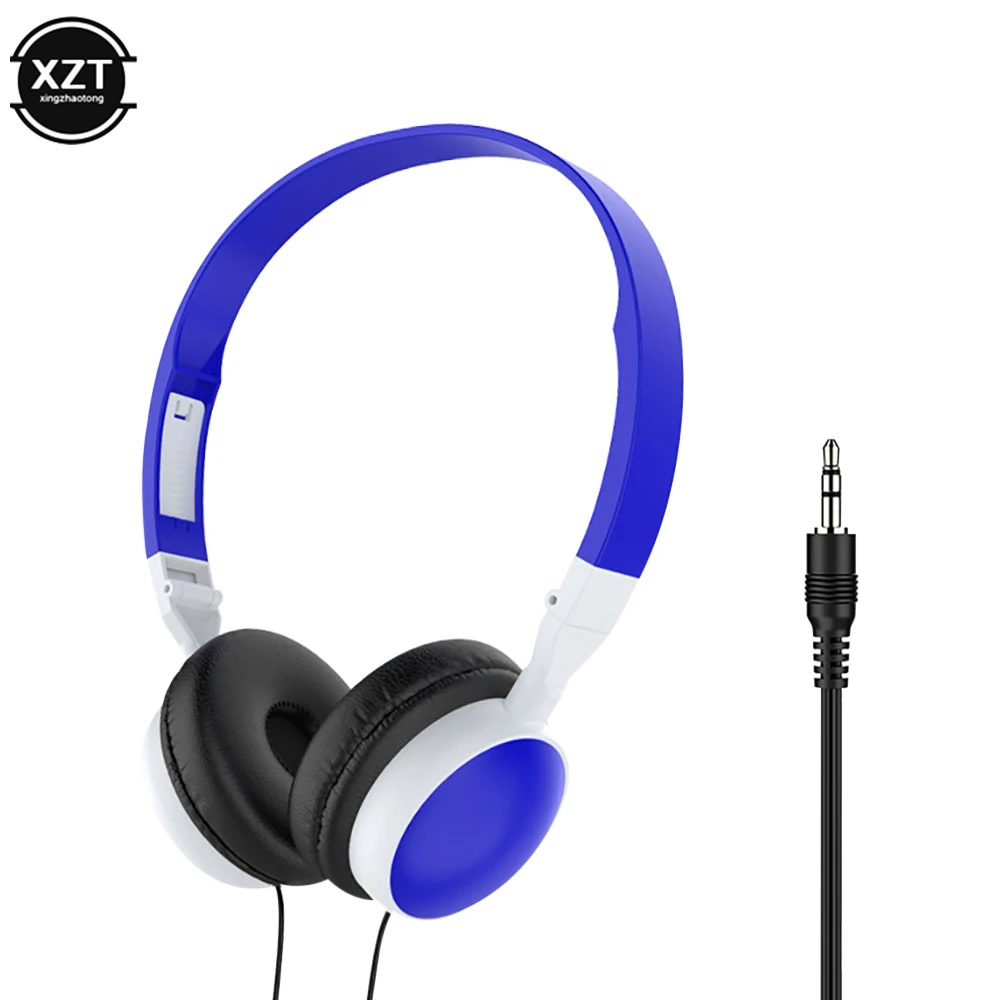 Subwoofer Wired Gaming Headset Hifi Sound Quality Foldable Portable 3.5mm Plug Headphones For Pc Game Host All Smartphones