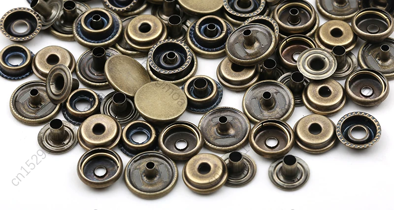 10mm 12.5mm 15mm Metal Pressure Buttons Sewing Accessories Botones Snap Button For Clothing Jackets Leather Snap Fasteners