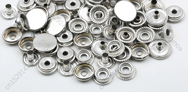 10mm 12.5mm 15mm Metal Pressure Buttons Sewing Accessories Botones Snap Button For Clothing Jackets Leather Snap Fasteners