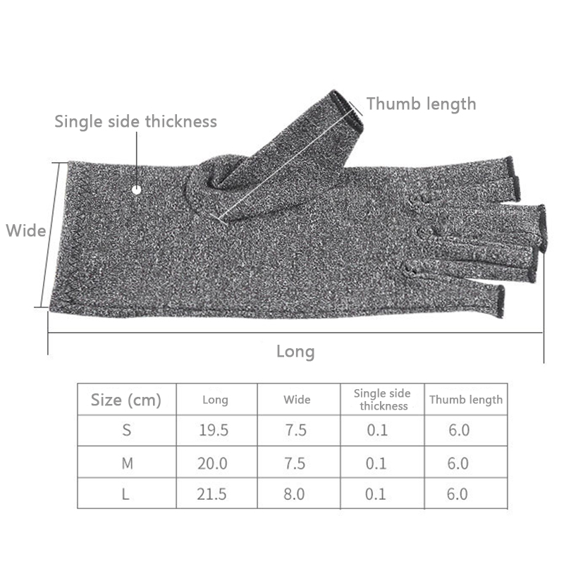1 Pairs Arthritis Gloves Touch Screen Gloves Anti Arthritis Therapy Compression Gloves and Ache Pain Joint Relief Winter Warm